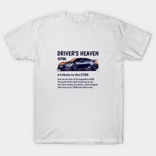Driver's Heaven (White version) T-Shirt